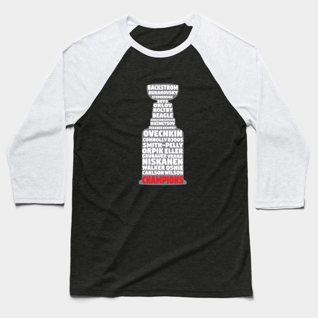 CAPS - Stanley Cup with Team Baseball T-Shirt by mymainmandeebo